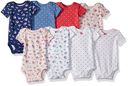 Carter’s Baby Girls 8-pack Short-sleeve Bodysuits