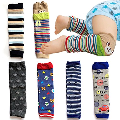 Elesa Miracle 6-pack Baby & Toddler Cozy Soft Leg Warmers,...